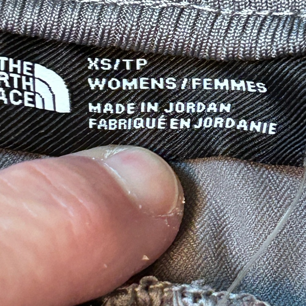 The North Face Women's Charcoal Athletic Shorts - Picture 4 of 5